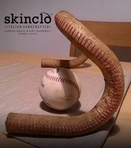baseball-bike-handlebar-leather-cover-Skinclò-rivestimento-manubrio-bici-fatto-a-mano