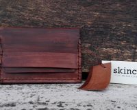 Skinclò wooden leather wallets and watch strap