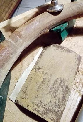 restauro volante timone legno Skinclò